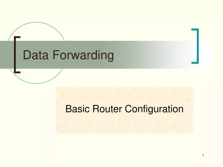 data forwarding