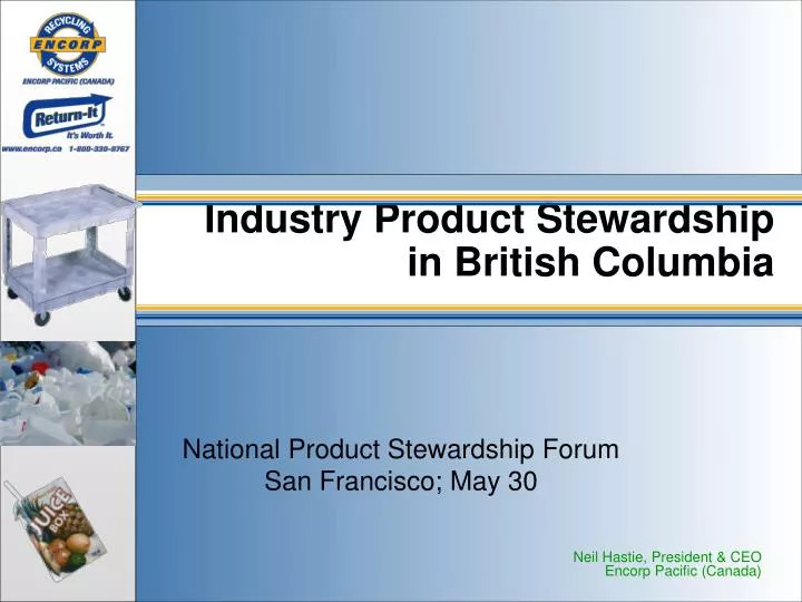 industry product stewardship in british columbia