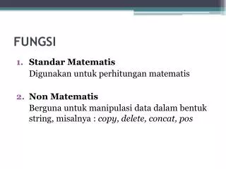 fungsi