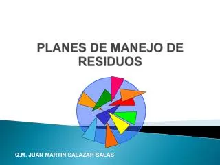 planes de manejo de residuos