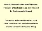 Assessing Globalization's Impact on Thailand's Industrial Environmental Management - slide 1