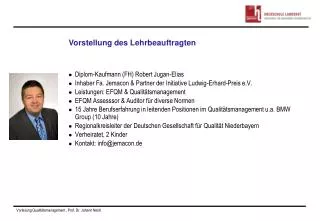 pers nliche v orstellung