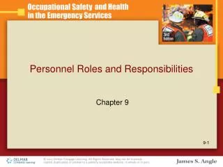 Personnel Roles and Responsibilities
