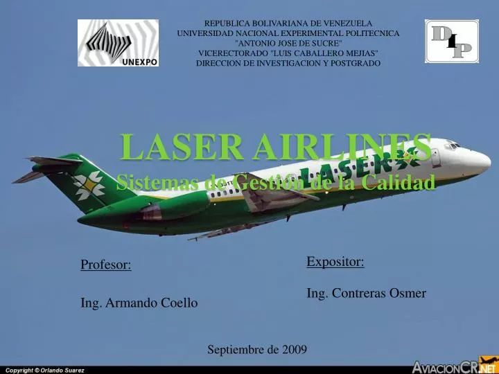 laser airlines sistemas de gesti n de la calidad