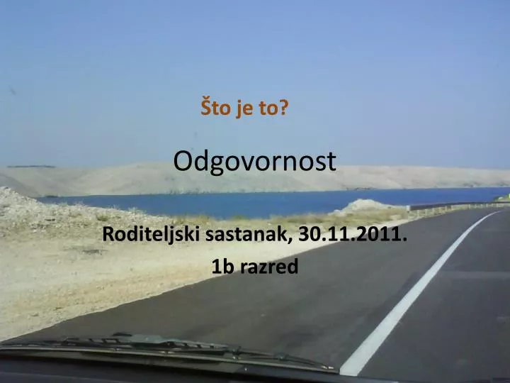 odgovornost