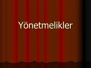 y netmelikler
