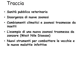 traccia
