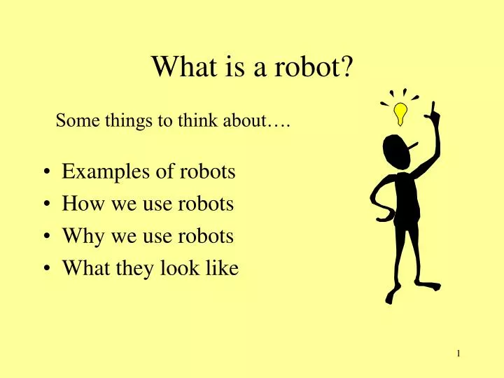 what is a robot