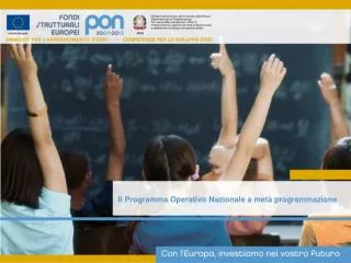 il programma operativo nazionale a met programmazione