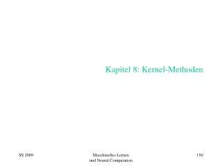 kapitel 8 kernel methoden