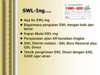 swl ing