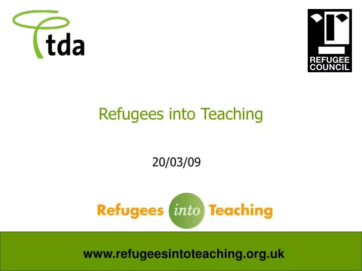 refugees into teaching