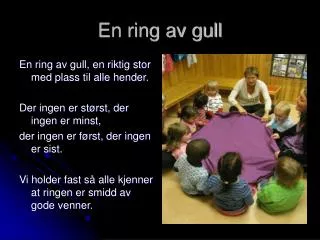 en ring av gull