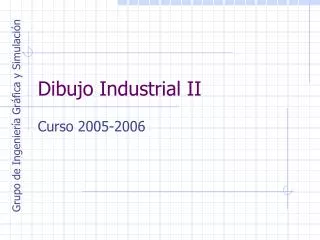 dibujo industrial ii