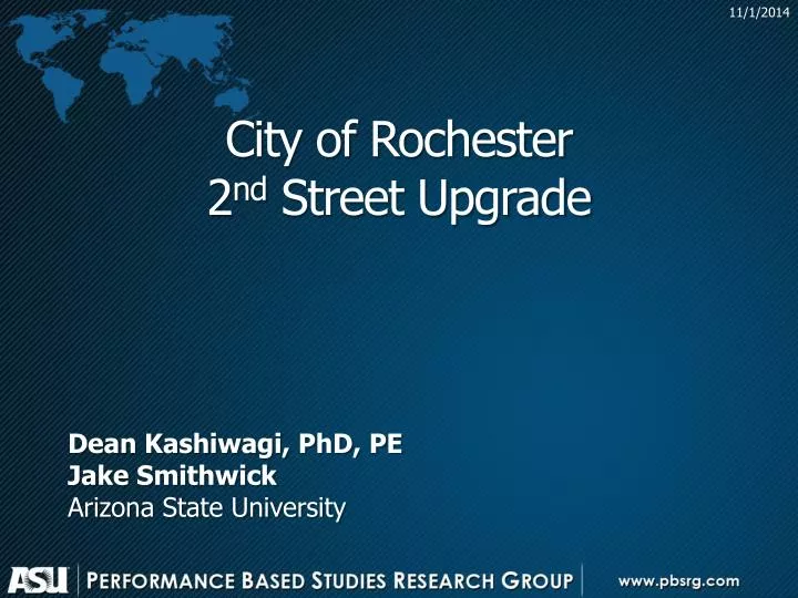 city of rochester 2 nd street upgrade