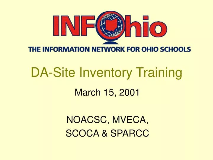 da site inventory training