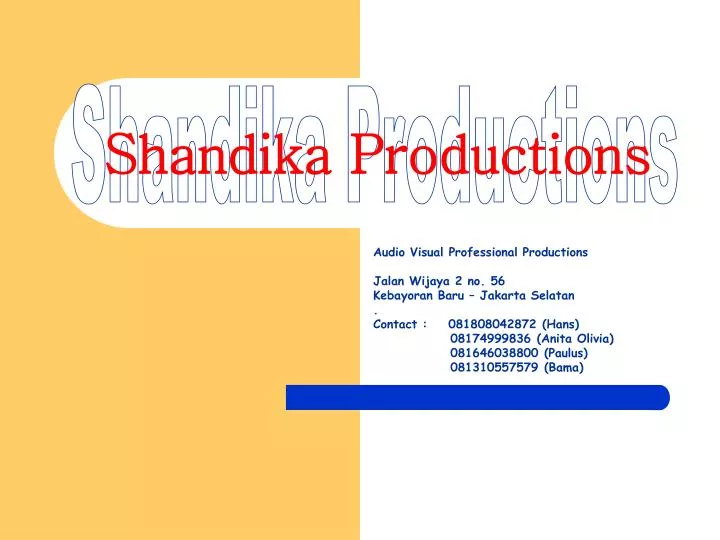 shandika productions
