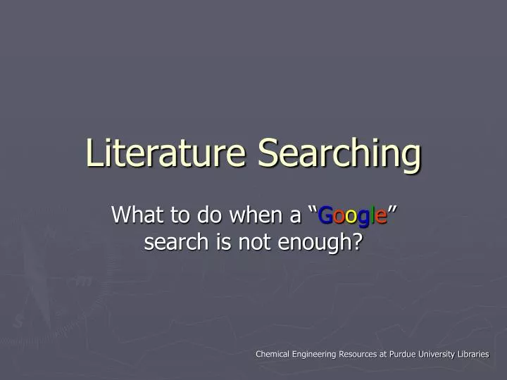 literature searching