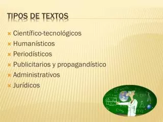 tipos de textos