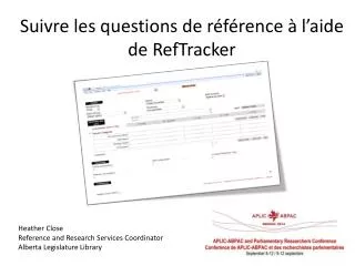 suivre les questions de r f rence l aide de reftracker
