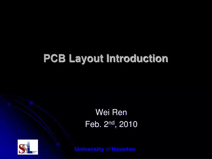 pcb layout introduction