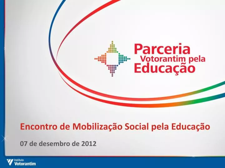 encontro de mobiliza o social pela educa o