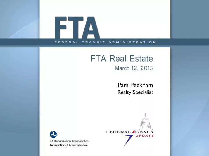 fta real estate march 12 2013 pam peckham realty specialist