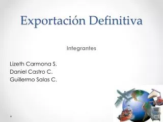 exportaci n definitiva