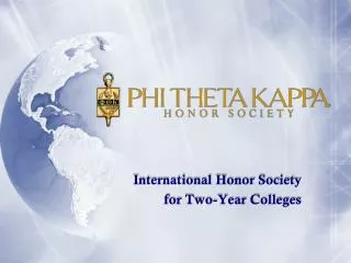 International Honor Society for Two-Year Colleges