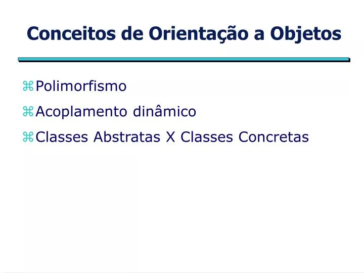 conceitos de orienta o a objetos