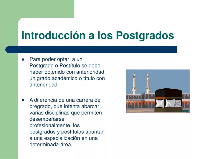 introducci n a los postgrados