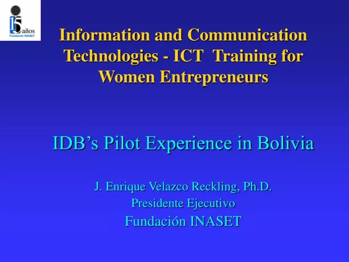 information and communication technologies ict training for women entrepreneurs
