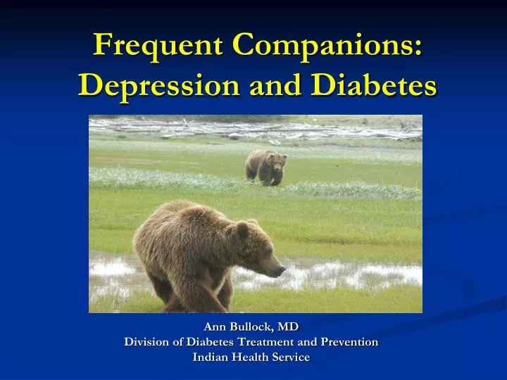 frequent companions depression and diabetes
