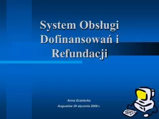 system obs ugi dofinansowa i refundacji