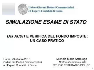 simulazione esame di stato