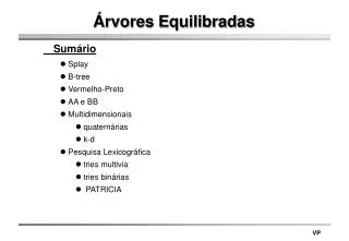rvores equilibradas