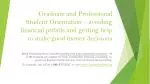 Navigating Financial Challenges as a Graduate Student - slide 1