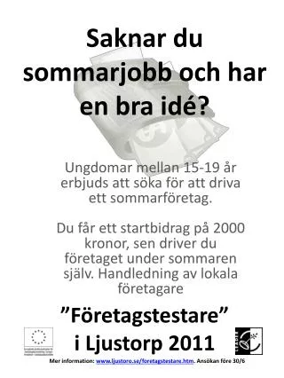 f retagstestare i ljustorp 2011