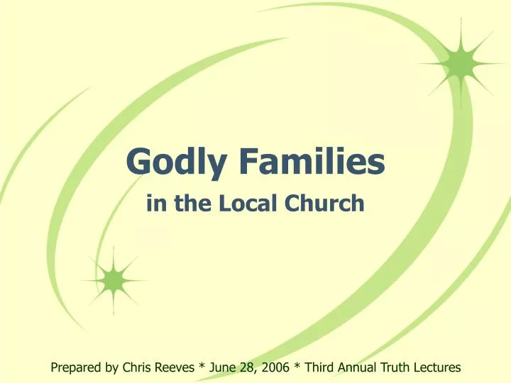 godly families