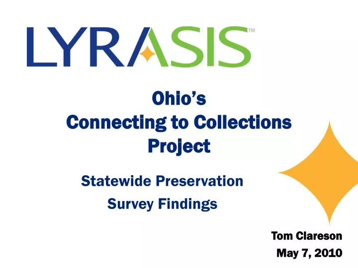 ohio s connecting to collections project