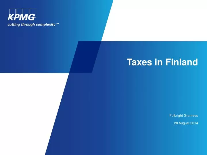 taxes in finland