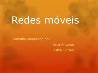 redes m veis
