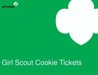 Girl Scout Cookie Tickets