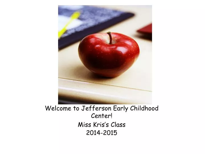 welcome to jefferson early childhood center