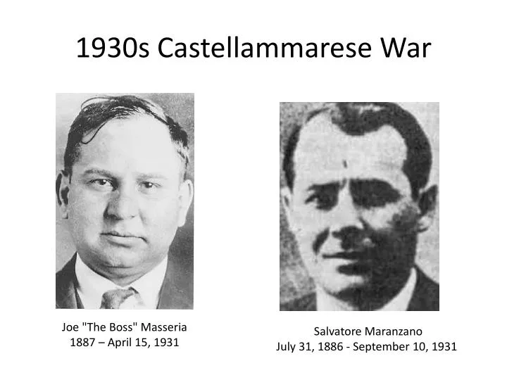1930s castellammarese war