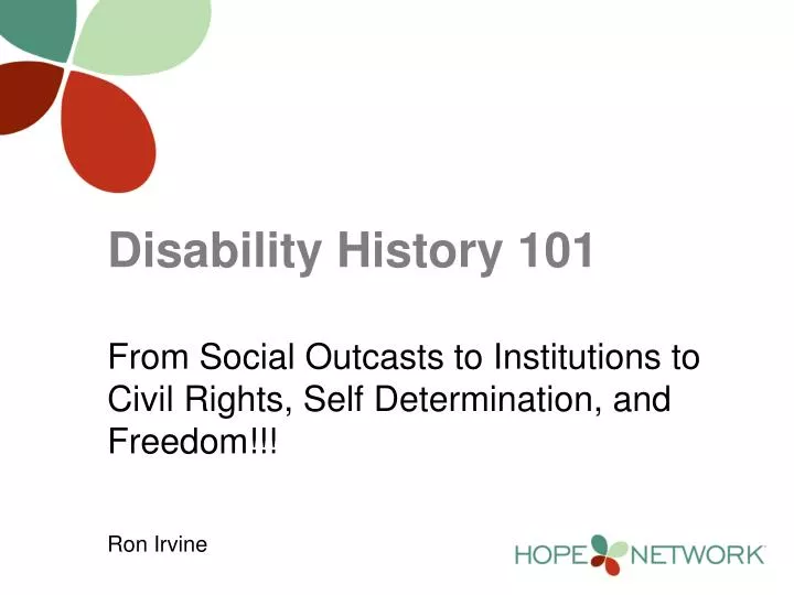 disability history 101
