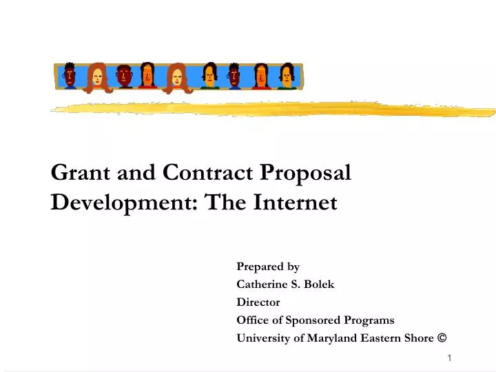 grant and contract proposal development the internet