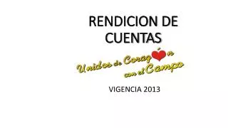 rendicion de cuentas