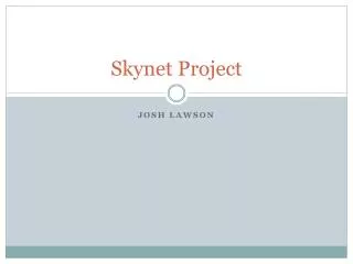 Skynet Project