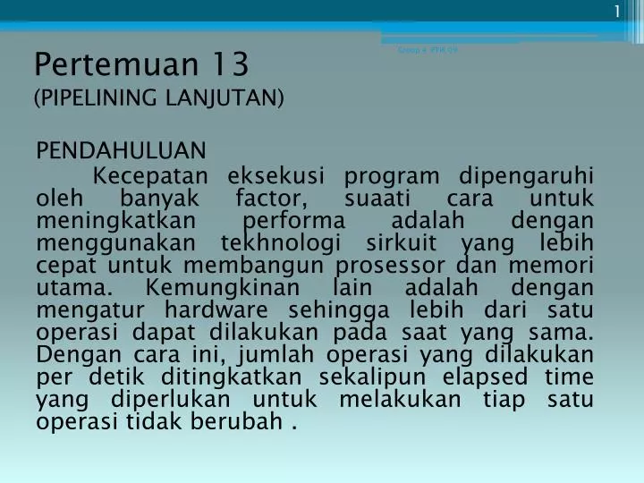 pertemuan 13 pipelining lanjutan